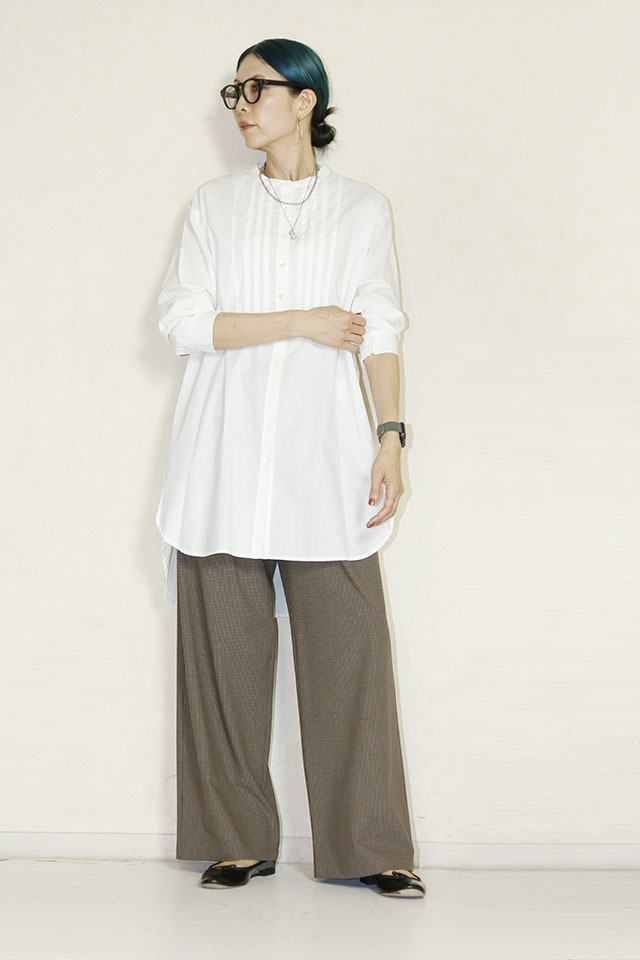 huitieme nid タックチュニックブラウス 613569 通販 送料無料