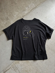 blanco　　パール付きイラストTシャツ　BL000638