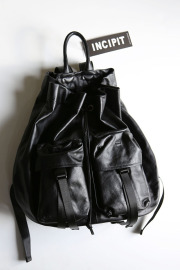 INCIPIT　DRAWSTRING BACKPACK  ICP-061D-BK