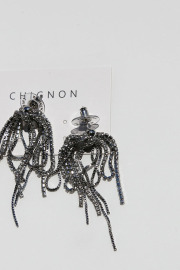 CHIGNON（シニヨン）ラインストーンフリンジピアス　0052-251SH