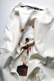 　STOF（ストフ）  PIZZA OF LIFE LS T-SHIRT　SF25AW-20Bwhite