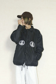 送料無料　OKIRAKU　（オキラク） custom embradeved nylon blouson　BF40003