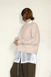 CHIGNON（シニヨン）ふさふさ2wayネックニット　9555-303JRpink