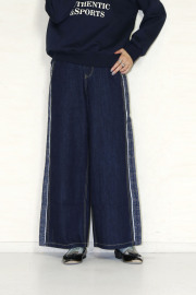 Praia　(プライア) 　サイドツイードラインデニム　LEI-2428B