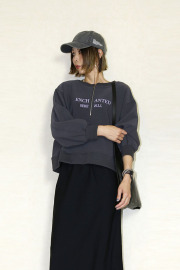 Praia　(プライア) 　ボンバーヒートスキッパーTOPS　LER-25128-charcoal