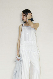 CHIGNON（シニヨン）　パッチワークレースキャミ　1861-050BZ