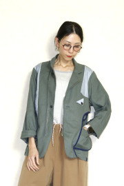 Garance et Violette (ギャランス エト ヴィオレット)  　リネンテーラードジャケット　 26155-6903P