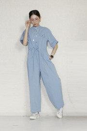 　KHA:KI（カーキ）HALF SLEEVE JUMPSUIT　MIL26HPT3247