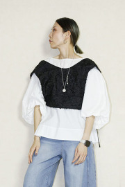 CHIGNON（シニヨン）パフスリーブブラウス　1261-033MK