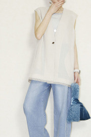 レイヤードロングジレ  K261-68150