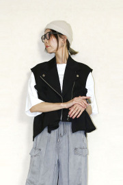 1% (1パーセント）フリルライダースベスト　 26S-V-8