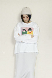 STOF（ストフ） PANYAO SAMUE LS TSHIRT 　SF26SS-25Cwhite