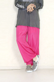 NUS 　シルキーシアタックワイドパンツ　612-36024-24