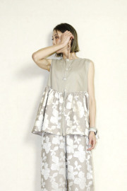 Kittle（キトル）ジャガードチュニック  K261-66138-200