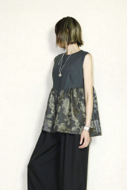 Kittle（キトル）ジャガードチュニック  K261-66138-800