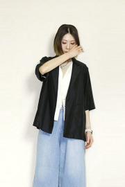 ANGELINA　(アンジェリーナ)  　５分袖オーバージャケット　 26163-6063M