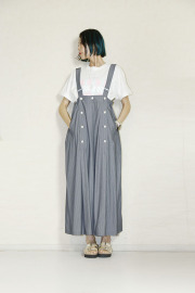 1% (1パーセント）　ストライプジャンパースカート　26M-S-19