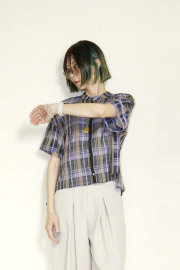 trois （トロア）シズルチェックショートシャツ　T261-81048