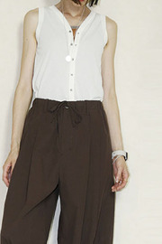 KHA:KI（カーキ）2WAY TANK TOP MIL26SCS3495ecru