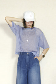 送料無料　JOHNBULL  シアーボーダーTシャツ 　JL252C27