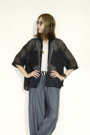 MIDVEIN　シアチェックシャツ　552-95051-88
