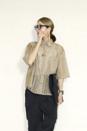 MIDVEIN　シアチェックシャツ　552-95051-11