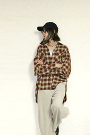 送料無料　KHA:KI（カーキ）HOMBRE WIDE SHIRT  MIL26FBL3169