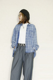シニカルデニムシャツ　美品 楽天市場】デニムシャツ / TOBILA (トビラ) 9oz 綿麻 デニム