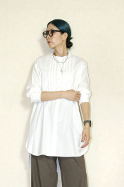 huitieme nid 　タックチュニックブラウス　613569