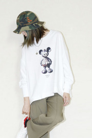 bedsidedrama  DIGNEY DOLL Wide Pullover 　BSD25AW-20Awhite