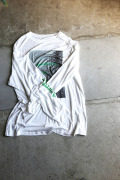 WHYTO　2way sheer print long tee　WHT26HCS4013