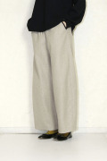 trois （トロア）　メルトンジャージーバレルパンツ T256-87066-B