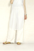 KHA:KI（カーキ） 2TUCK EASY PANTS　MIL26SPT3260ecru