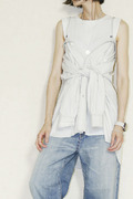 送料無料　KHA:KI（カーキ）2WAY WIDE DENIM SHIRT  MIL26SBL3159