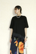 CYNICAL　(シニカル)  　裾レースTシャツ　652-95042-88