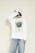 送料無料　JOHNBULL  アーティストロングスリーブTシャツ（Karl Blossfeldt / Centaurea Ruthenica） 　JT263C09