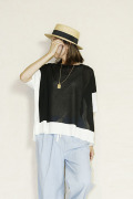 MARGAUX  (マルゴー)　 bycolcr dolman knit 　MGKN-25052-S