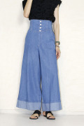 Arumlily　ハイウエストワイドデニムパンツ　RP66611-20