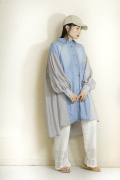 CYNICAL　(シニカル)   テンセルデニム切替シャツ　312-95020-66