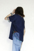 Kittle（キトル）　バックチュールTシャツ　K251-66121-520