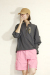 KHA:KI（カーキ）　HALF ZIP S.P.SHORT  TOP　MIL24SBL3133