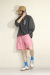 KHA:KI（カーキ）　HALF ZIP S.P.SHORT  TOP　MIL24SBL3133