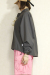 KHA:KI（カーキ）　HALF ZIP S.P.SHORT  TOP　MIL24SBL3133