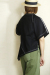 USU GALLERY 　ステッチカットソー　23M-MT-11-M-BK