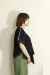 USU GALLERY 　ステッチカットソー　23M-MT-11-M-BK