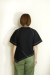 USU GALLERY 　ステッチカットソー　23M-MT-11-M-BK
