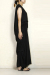blanco 　タックアシメワンピ　BL000338black
