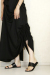 blanco 　タックアシメワンピ　BL000338black