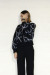 ante aciem　ライン柄シャギーZIPジャケット　YU-11256965