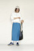 Praia　(プライア) 　ボンバーヒートスキッパーTOPS　LER-25128-offwhite